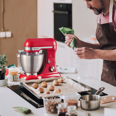 4.8QT Electric Stand Mixer with 12 Speeds - Stainless Steel