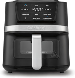Cuisinart Dual Basket Air Fryer, Two Baskets Totals 11 QT, 4 Function Air Fryer to Air Fry, Roast, Bake & Keep Warm, Features Sync Finish & Settings, Toss Reminder, Automatic Warm Mode & Auto-Pause