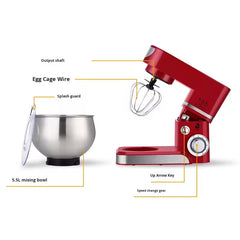400W Stand Mixer, Multifunctional Kitchen Machine – Automatic Dough Kneader & Electric Egg Beater for Home Use